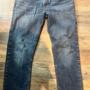 Wrangler Men's Blue Straight Jeans